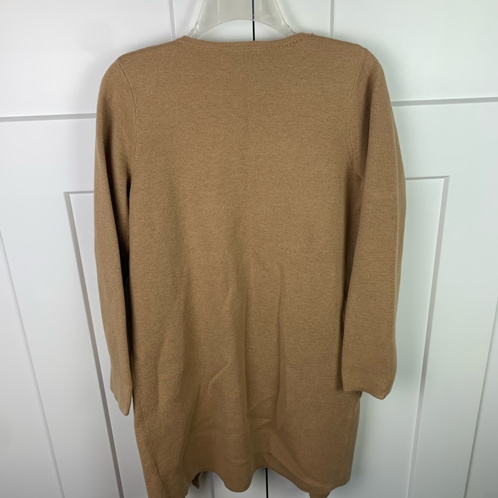 J Crew XXS Juliette collarless sweater-blazer Camel Preppy Classic Quiet Luxury - Picture 8 of 13